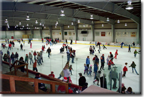 Skate with Santa at the Saranac Lake Civic Center